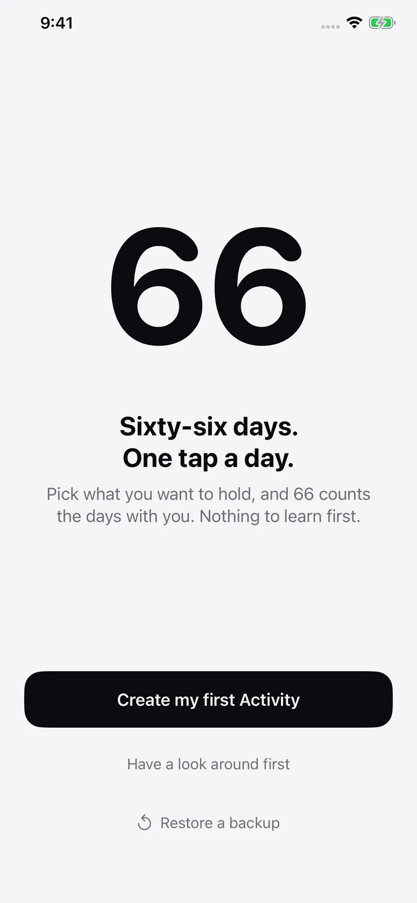 Welcome to 66 on iPhone.