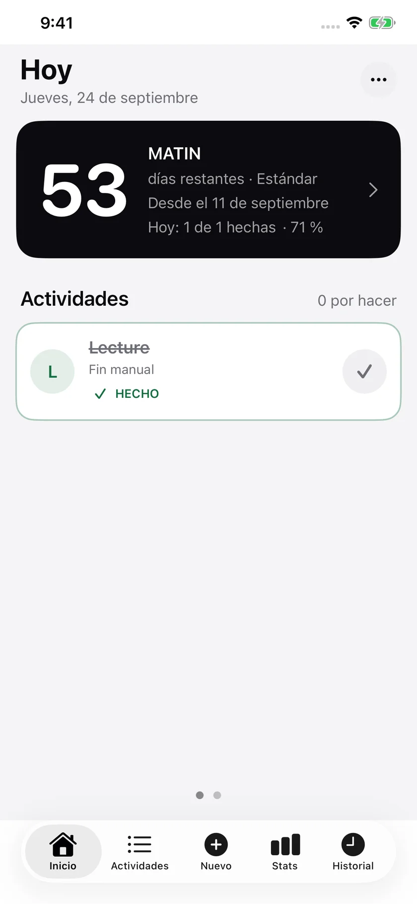 Tu reto y las actividades de hoy.